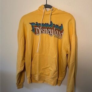 Disneyland Retro Style Yellow Hoodie